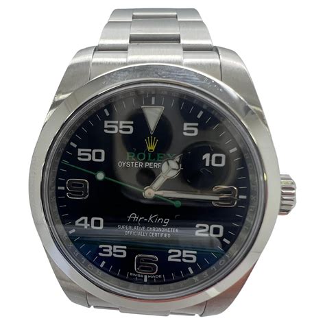 rolex air king acciaio|rolex air king website.